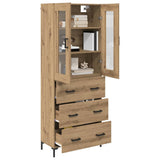 Highboard 2 pcs Artisan Oak 69.5 x 34 x 180 cm Engineered Wood 3415925