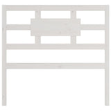 ZNTS Bed Headboard White 105.5x4x100 cm Solid Wood Pine 818026