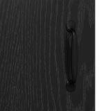 Sideboard Black oak 34 x 90 x 80 cm Engineered wood 880682