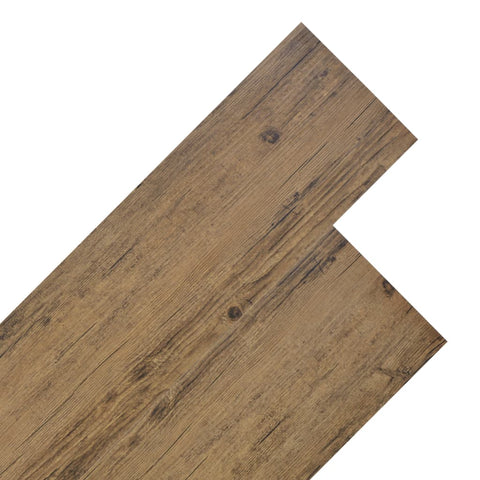 Non Self-adhesive PVC Flooring Planks 5.26 m² 2 mm Walnut Brown 245162