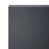 Garden Cover Profile 10 pcs 100 x 10 x 15 cm Steel Anthracite 8012911