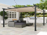 3 x 3 Aluminium Pergola Canopy Gazebo Awning Outdoor Garden Sun Shade Shelter Marquee Party BBQ, T3398P319914