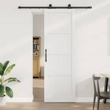 Sliding Door Set Manual White and black 78 x 232 cm 3333335
