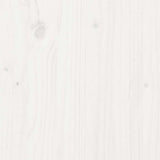 Bookcase Bed without Mattress White 75x190cm Solid Wood Pine 3322677
