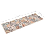 Kitchen Carpet Washable Mosaic Colour 60x300 cm 315984