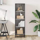 Book Cabinet Grey Sonoma 40x35x139 cm Engineered Wood 849127