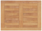 Garden Set 3 pcs Brown Soild Teak Wood 3437386
