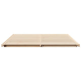 Bed Frame Brown 180 x 210 cm Solid Pine Wood 873115