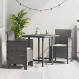 Garden Chair 2 pcs Light Grey 53 x 49 x 85 cm Polypropylene 847467