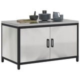 Kitchen Storage HATTEM Silver 90 x 50 x 53 cm Steel 875000