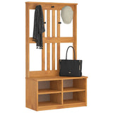 Hall Tree SANDNES 87x40x159.5 cm Solid Wood Pine 4010487