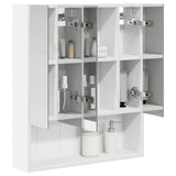 Bathroom Mirror Cabinet White 60 x 14.5 x 70 cm Engineered wood 889183