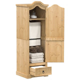 Wardrobe Corona 55x52x170 cm Solid Wood Pine 4002765