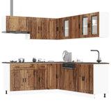 11 Piece Kitchen Cabinet Set Porto Old Wood Engineered Wood 3314939