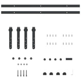 Sliding Cabinet Door Kit 152 cm Carbon Steel 4009665
