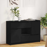 Sideboard with Drawer Black 100 x 30 x 65.6 Engineered Wood 888788