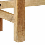 Dressing Table Brown 100 x 40 x 120 cm Solid Mango Wood 374096