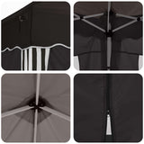 Pop-up Party Tent 575 x 288 x 245 cm Black 42019810
