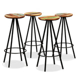 Bar Set 5 Pieces Solid Acacia and Reclaimed Wood 275131