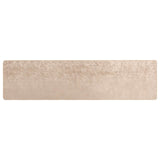 Rug Runner MARSA Beige 80 x 400 cm Polyester and PVC 42023087