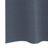 Blackout Curtains with Rings 2 pcs Anthracite 140 x 140 cm 4107338