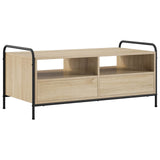 Coffee Table Sonoma Oak 99.5 x 49 x 46 cm Engineered Wood 8013615