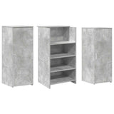 Reception Desk Concrete Grey 135x50x103.5 cm Engineered Wood 3324190