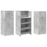 Reception Desk Concrete Grey 135x50x103.5 cm Engineered Wood 3324190