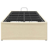 Electric Adjustable Bed Frame Cream 200 x 90 x 33.5 cm Steel 42037293