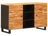 Side Cabinet with Drawer Brown 90 x 33 x 75 cm Solid Mango Wood 4018324