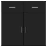 Sideboards 2 pcs Black 79x38x80 cm Engineered Wood 3276617