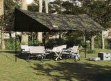 Camping Tarp Camouflage 462x306x211 cm Waterproof 4009611