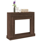 Fireplace Surround Brown Oak 100x30x87.5 cm Engineered Wood 854568