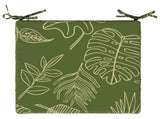 Seat Cushions SOEST 4 pcs 100% Polyester Leaf Design 944578