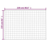 Weighted Blanket Light Cream 155x220 cm 11 kg Fabric 350759