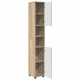 Bathroom Cabinet with Storage Sonoma Oak 30 x 35 x 192 cm 883336