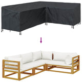 Furniture Cover Black 250 x 180 x 80 cm 600D Oxford Fbric 4105677