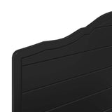 Headboard Black Oak Engineered wood 888694