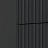 Bedside Cabinet Black 43 x 41 x 66.5 cm Engineered Wood 894786