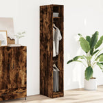 Wardrobe Smoked Oak 30x50x200 cm Engineered Wood 3307778