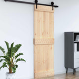 Door NARVIK Natural 85 x 210 cm Solid Pine Wood 42047084