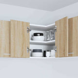 Hanging Cabinet Sonoma Oak and White 57 x 57 x 40 cm 884188