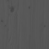 Highboard Grey 67x40x108.5 cm Solid Wood Pine 820174