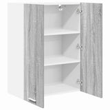 Hanging Cabinet Grey Sonoma 60 x 31 x 80 cm Engineered Wood 884279