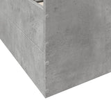Bed Frame with Drawers without Mattress Concrete Grey 160x200 cm 3280282