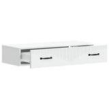 Wall-Mounted Side Table Wall-mounted White 87.5 x 34.5 x 17 cm 899005
