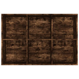 Book Cabinet/Sideboard Smoked Oak 66x30x98 cm Engineered Wood 815294