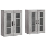 Wall Mounted Cabinets 2 pcs Grey Sonoma Engineered Wood 3197967