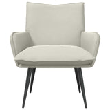 Armchair Cream Velvet 42047731
