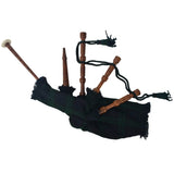 Kids Scottish Great Highland Bagpipes Green Black Watch Tartan 70058